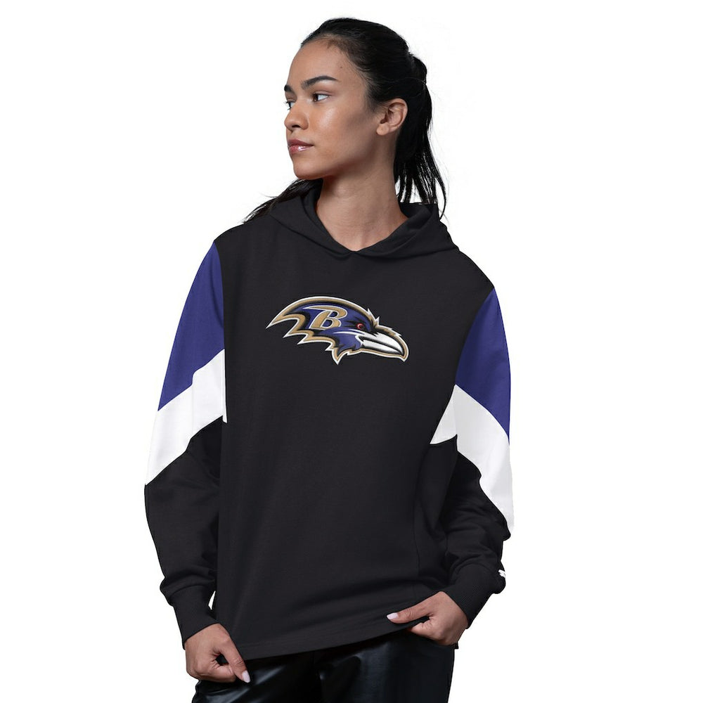 Baltimore Ravens Starter Women's Scrimmage Hoodie Black