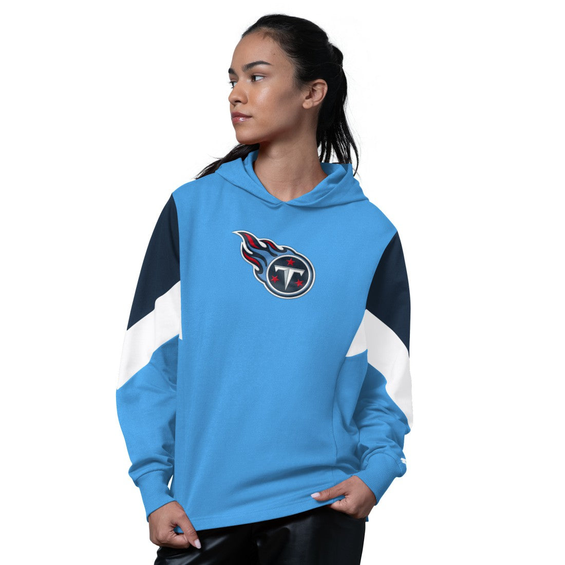 Tennessee Titans Starter Women's Scrimmage Hoodie Light Blue