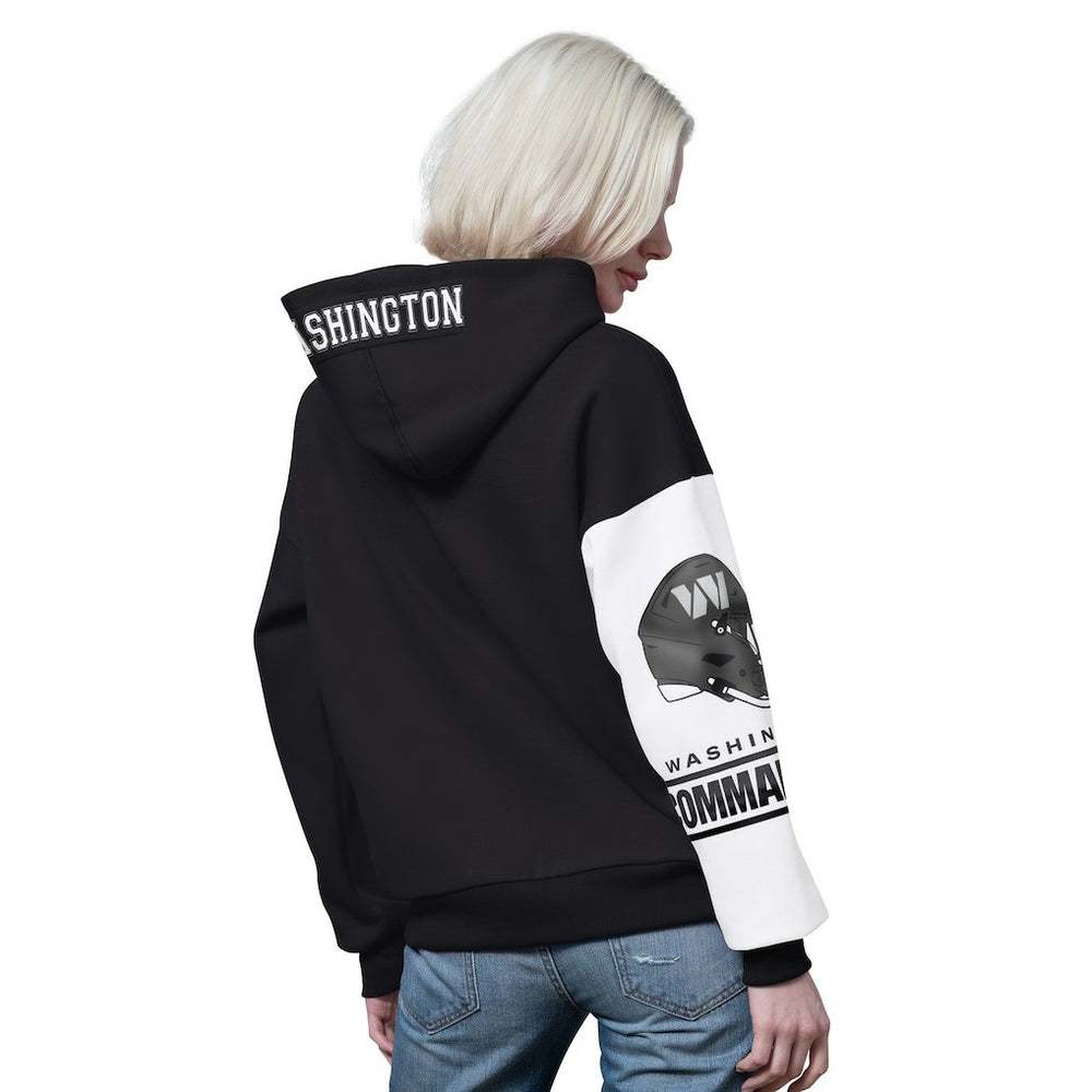 Washington Commanders Starter Women's 4th Down Full-Zip Hoodie Black