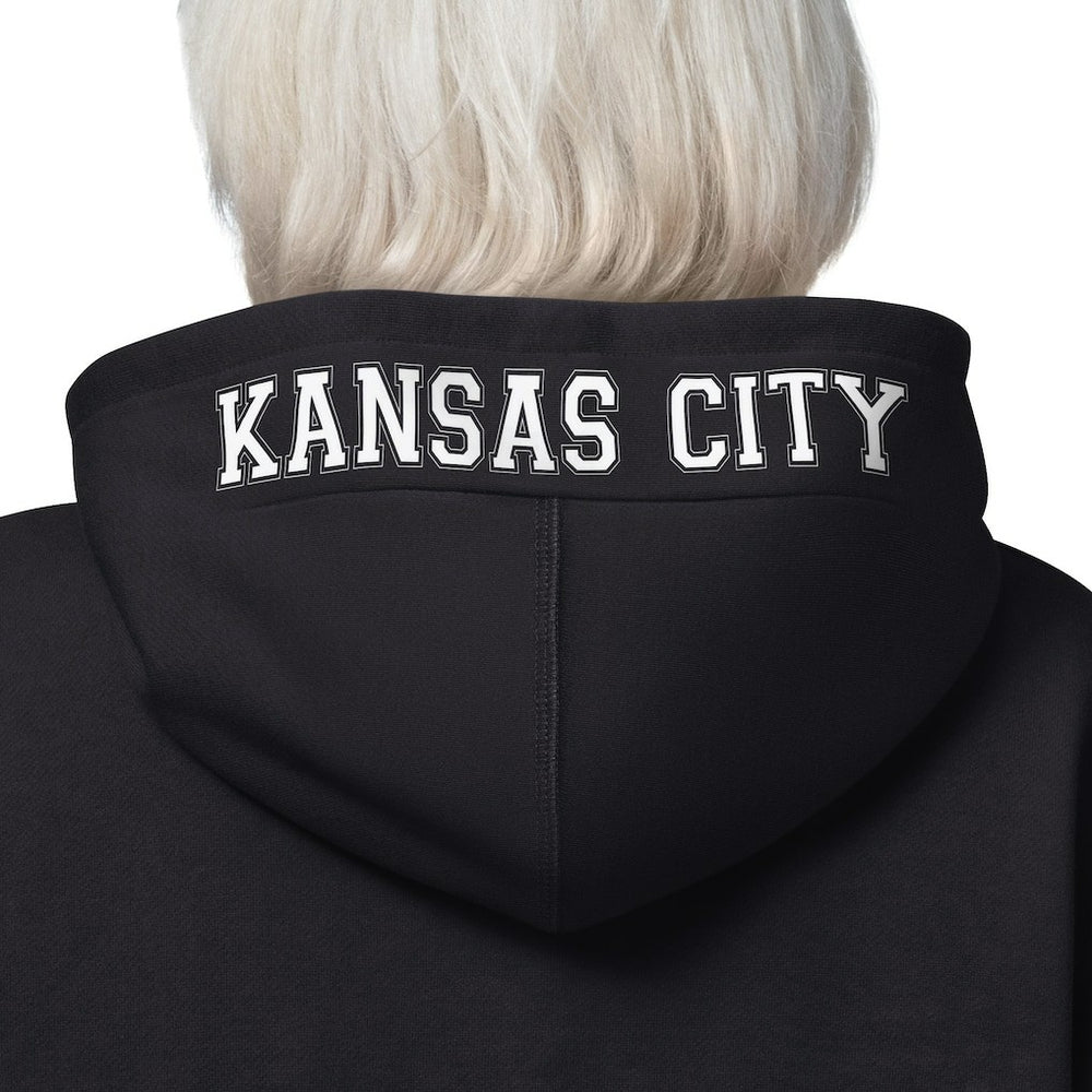 Kansas City Chiefs Starter Women's 4th Down Full-Zip Hoodie Black