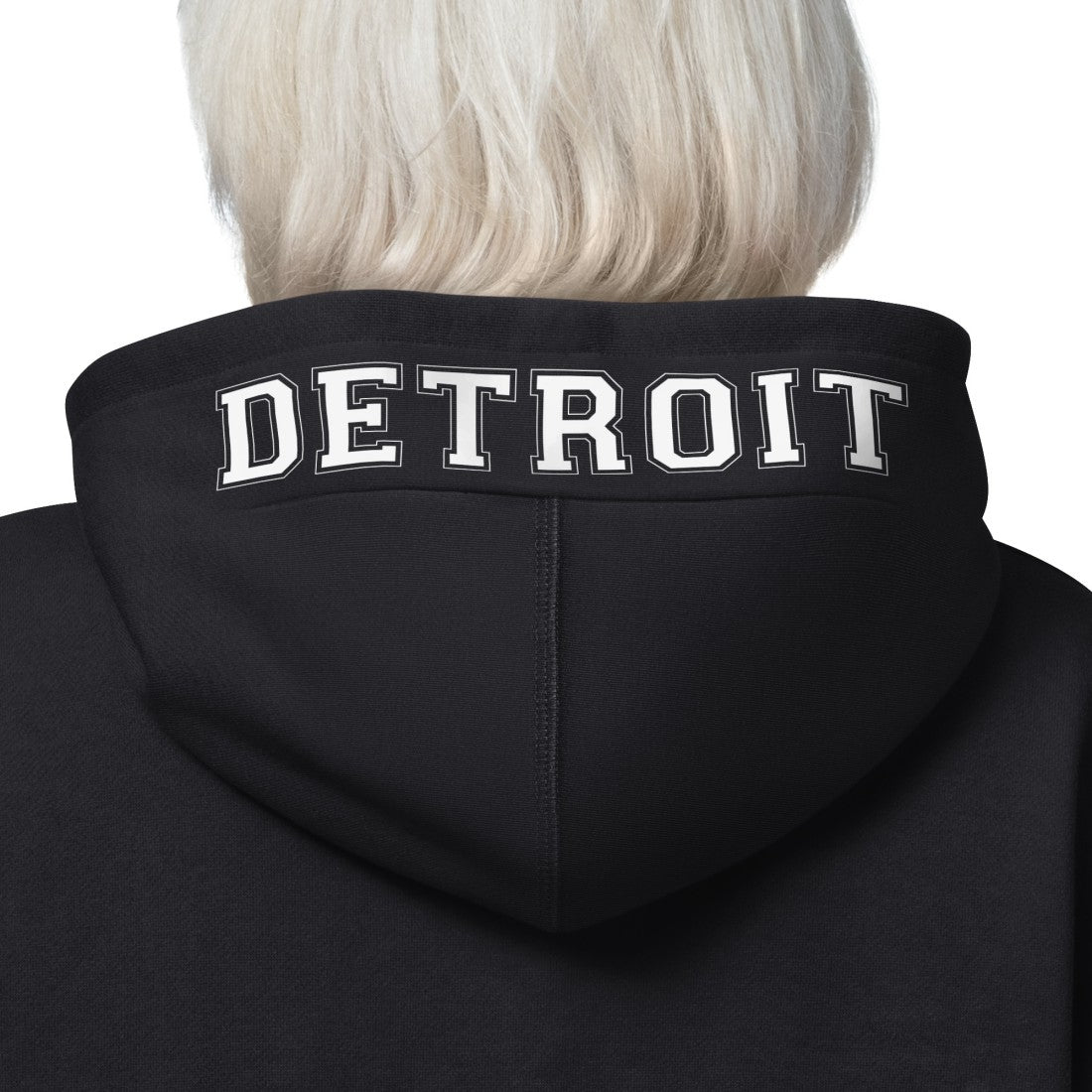 Detroit Lions Starter Women's 4th Down Full-Zip Hoodie Black