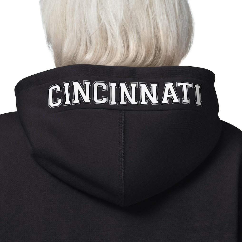Cincinnati Bengals Starter Women's 4th Down Full-Zip Hoodie Black