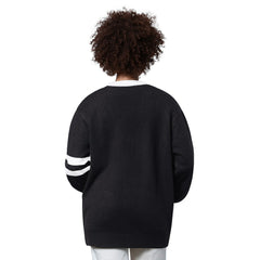 Baltimore Ravens Starter Women's Back Shot Button-Up Cardigan Black