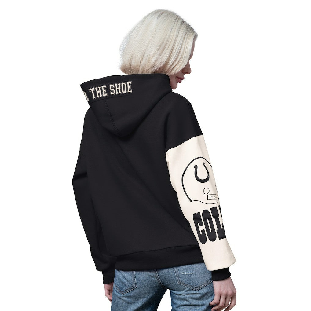 Indianapolis Colts Starter Women's 4th Down Full-Zip Hoodie Black