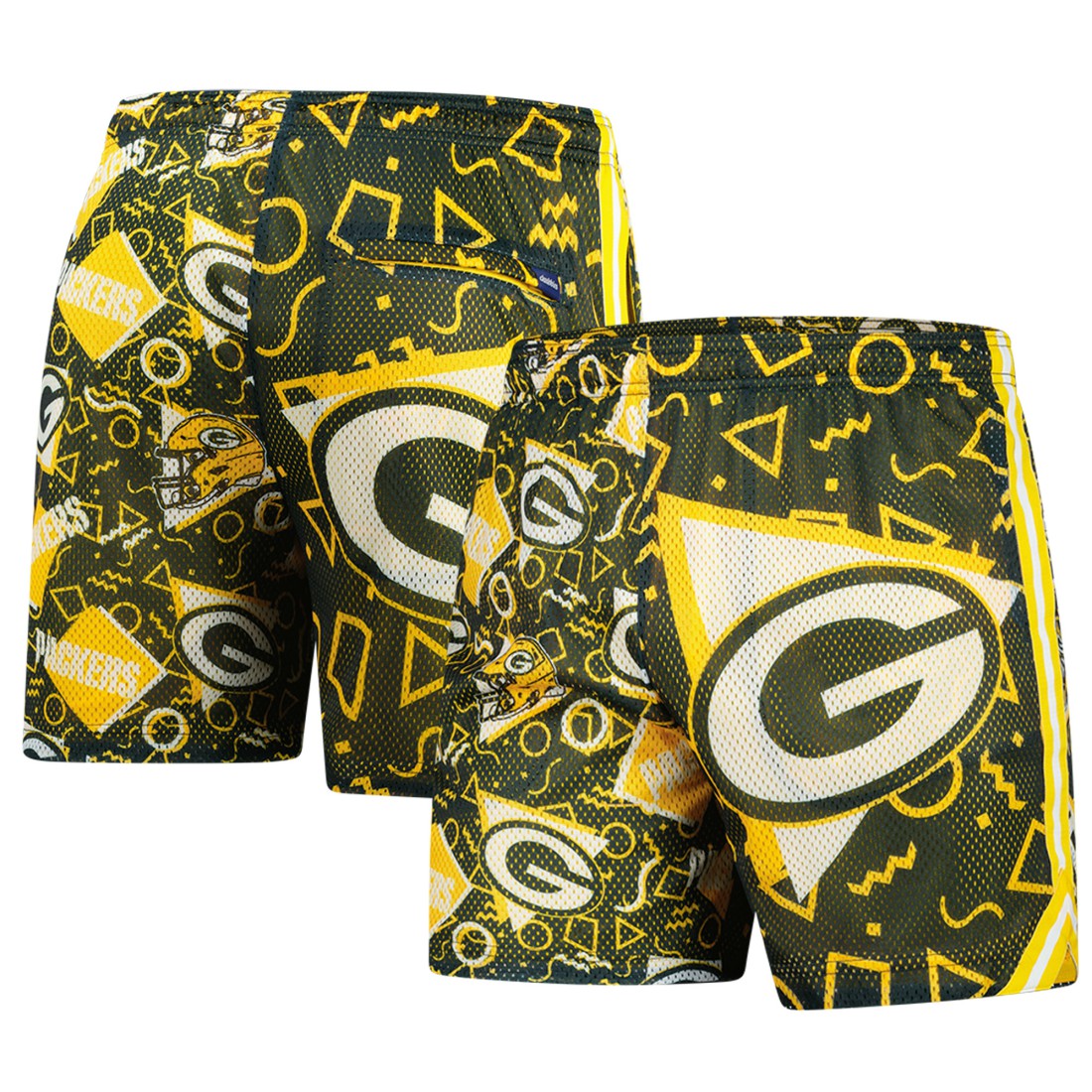 Green Bay Packers Chubbies Mesh Shorts Green