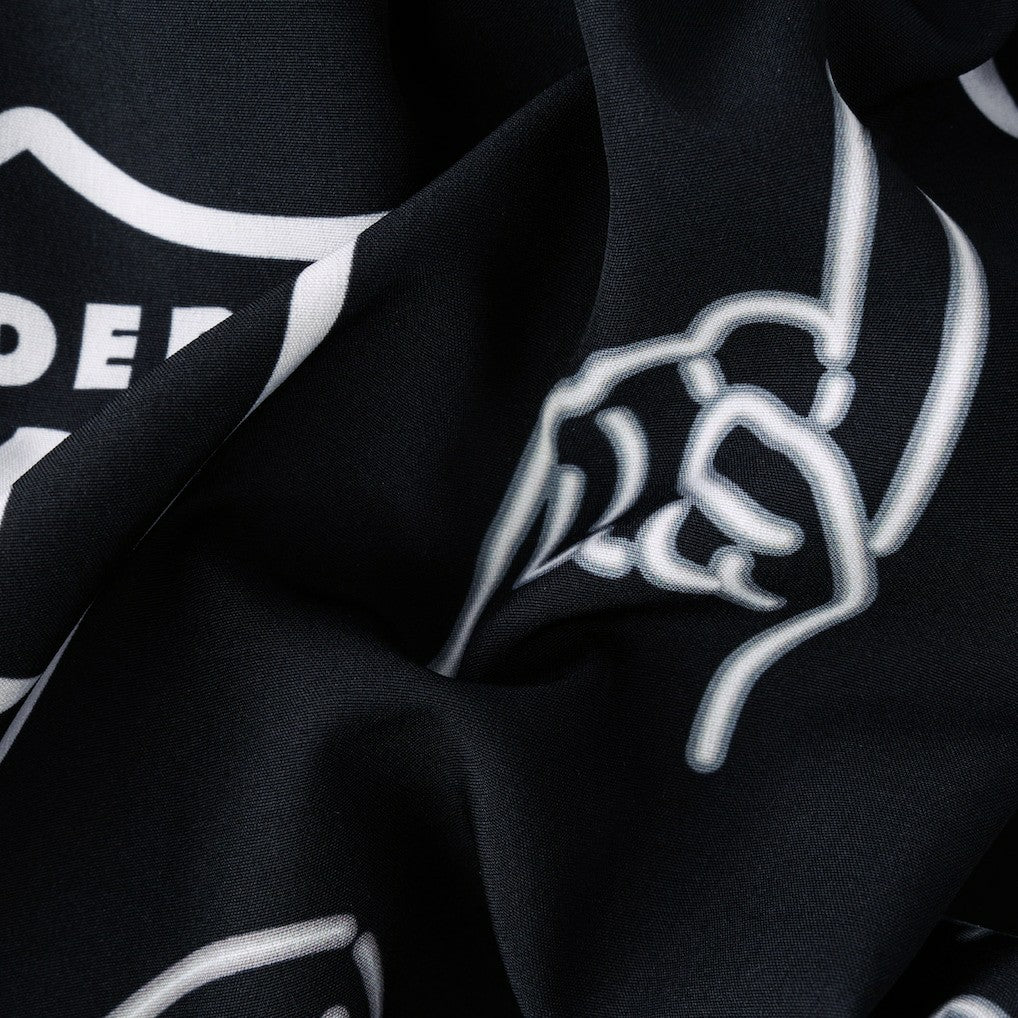 Las Vegas Raiders Chubbies The Neon 5.5" Classic Lined Swim Trunks Black
