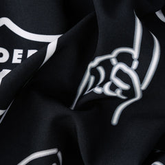 Las Vegas Raiders Chubbies The Neon 5.5" Classic Lined Swim Trunks Black