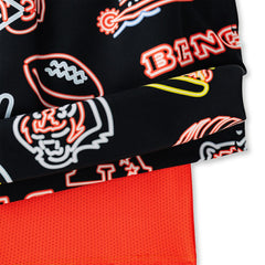 Cincinnati Bengals Chubbies The Neon 5.5" Classic Lined Swim Trunks Black