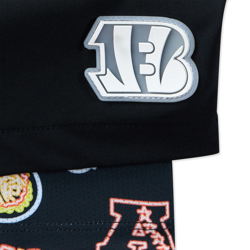 Cincinnati Bengals Chubbies 5.5" Classic Lined Swim Trunks Black