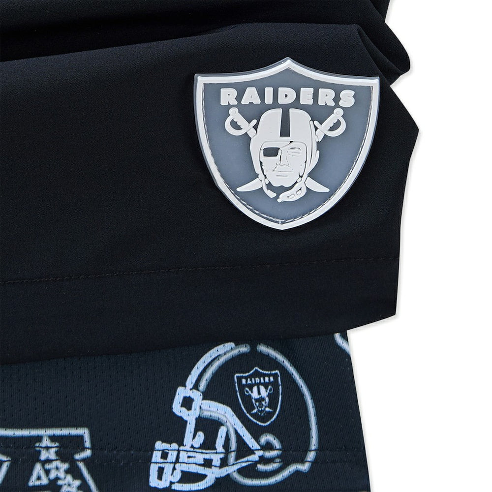 Las Vegas Raiders Chubbies 5.5" Classic Lined Swim Trunks Black