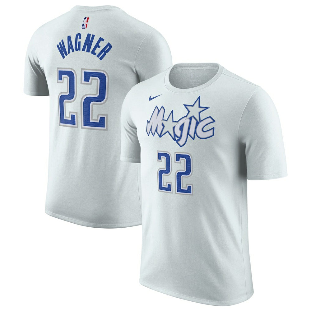 Franz Wagner Orlando Magic Unisex 2025/26 City Edition Name & Number T-Shirt Silver