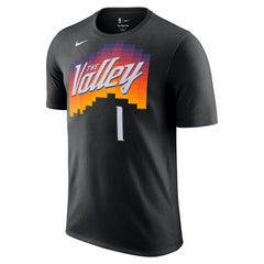 Devin Booker Phoenix Suns Unisex 2025/26 City Edition Name & Number T-Shirt Black