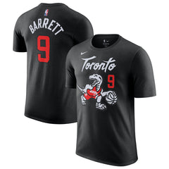 RJ Barrett Toronto Raptors Unisex 2025/26 City Edition Name & Number T-Shirt Black