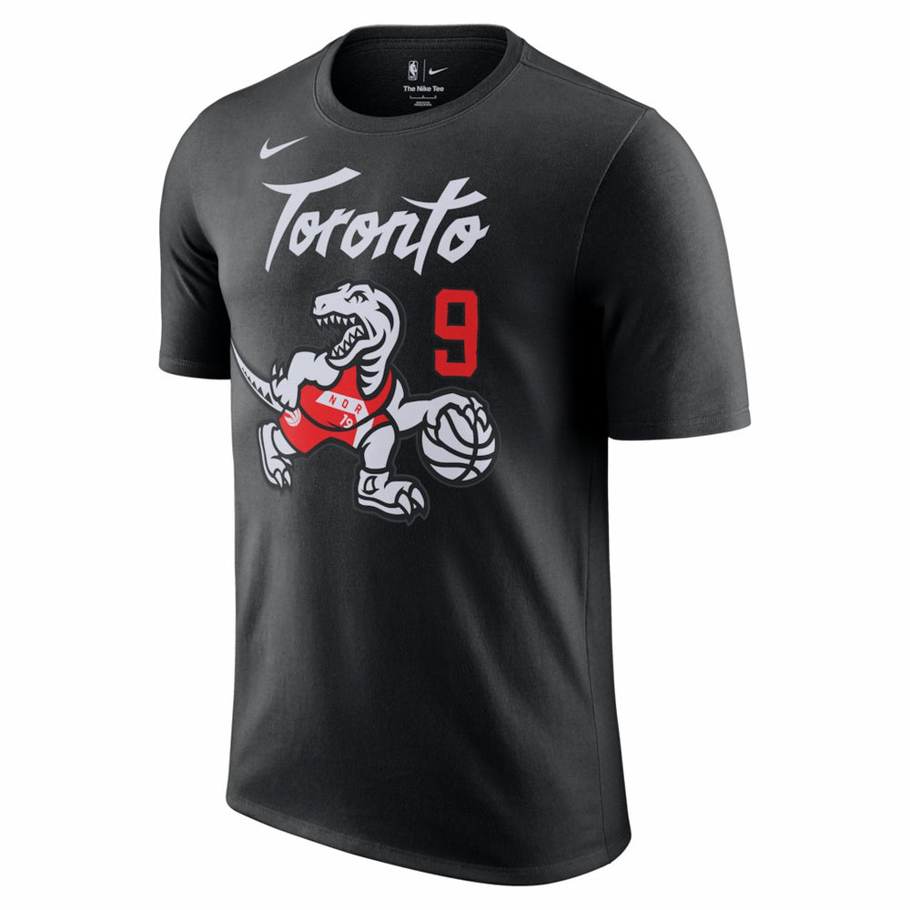 RJ Barrett Toronto Raptors Unisex 2025/26 City Edition Name & Number T-Shirt Black