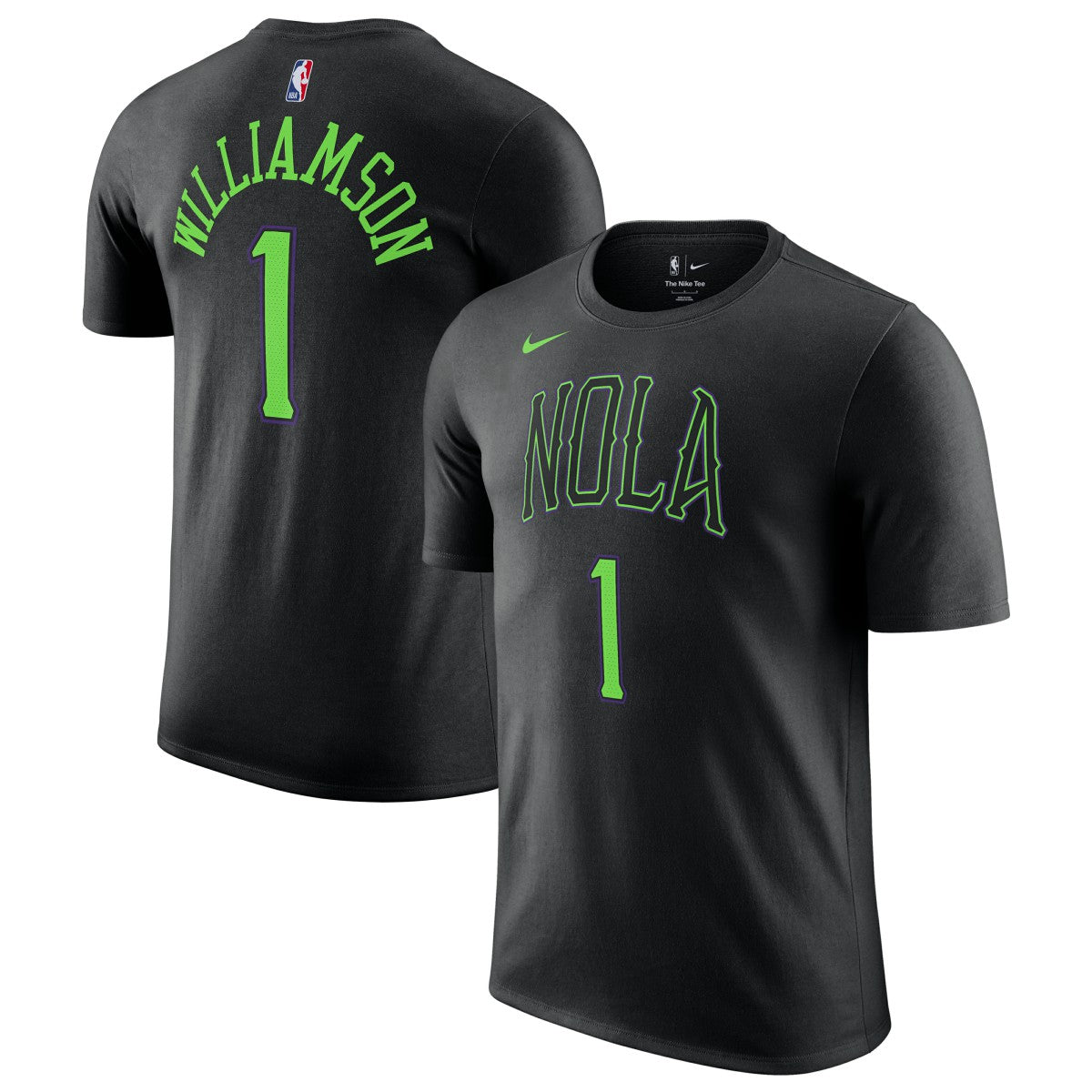 Zion Williamson New Orleans Pelicans Unisex 2025/26 City Edition Name & Number T-Shirt Black