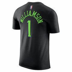 Zion Williamson New Orleans Pelicans Unisex 2025/26 City Edition Name & Number T-Shirt Black
