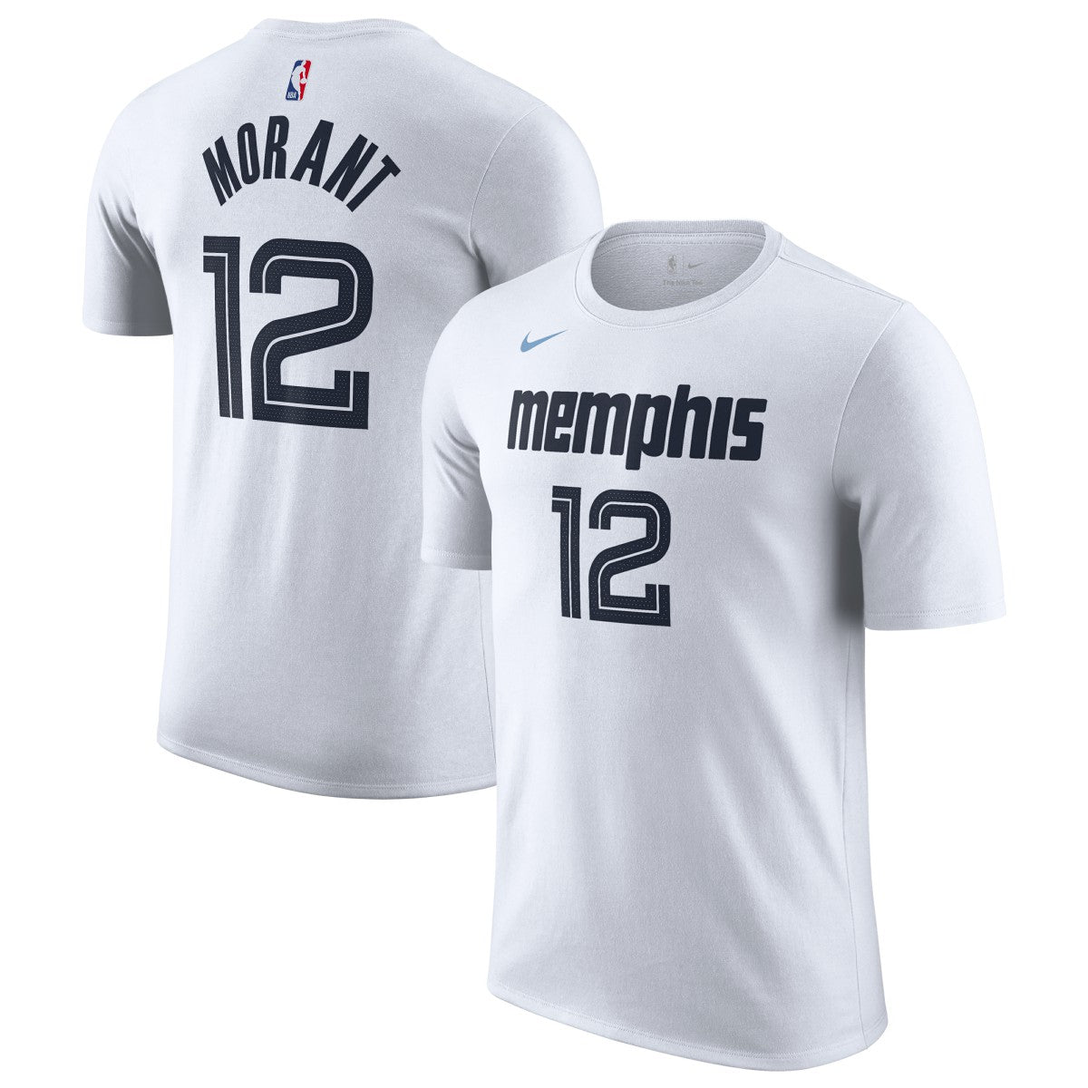 Ja Morant Memphis Grizzlies Unisex 2025/26 City Edition Name & Number T-Shirt White