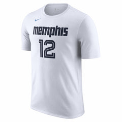 Ja Morant Memphis Grizzlies Unisex 2025/26 City Edition Name & Number T-Shirt White