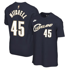 Donovan Mitchell Cleveland Cavaliers Unisex Name & Number T-Shirt Classic Editi- Navy