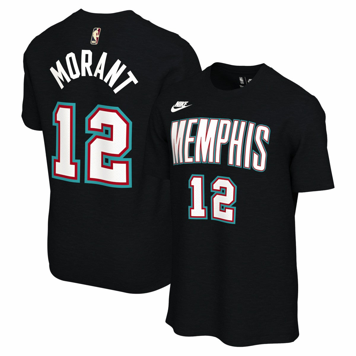 Ja Morant Memphis Grizzlies Unisex Name & Number T-Shirt Classic Edition Black
