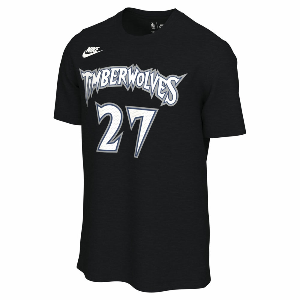 Rudy Gobert Minnesota Timberwolves Unisex Name & Number T-Shirt Classic Edition Black