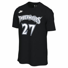 Rudy Gobert Minnesota Timberwolves Unisex Name & Number T-Shirt Classic Edition Black