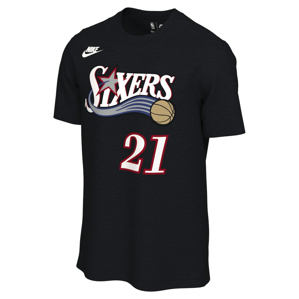 Joel Embiid Philadelphia 76ers Unisex Name & Number T-Shirt Classic Edition Black