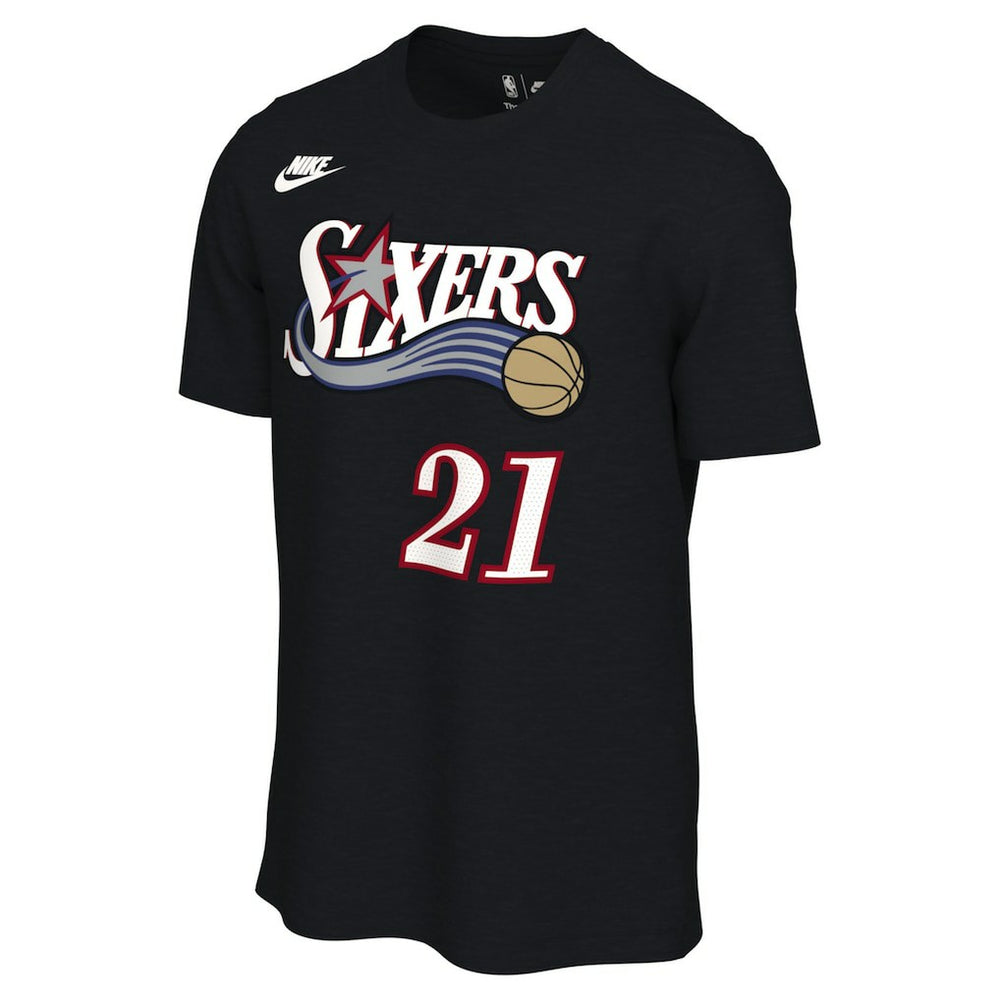 Joel Embiid Philadelphia 76ers Unisex Name & Number T-Shirt Classic Edition Black