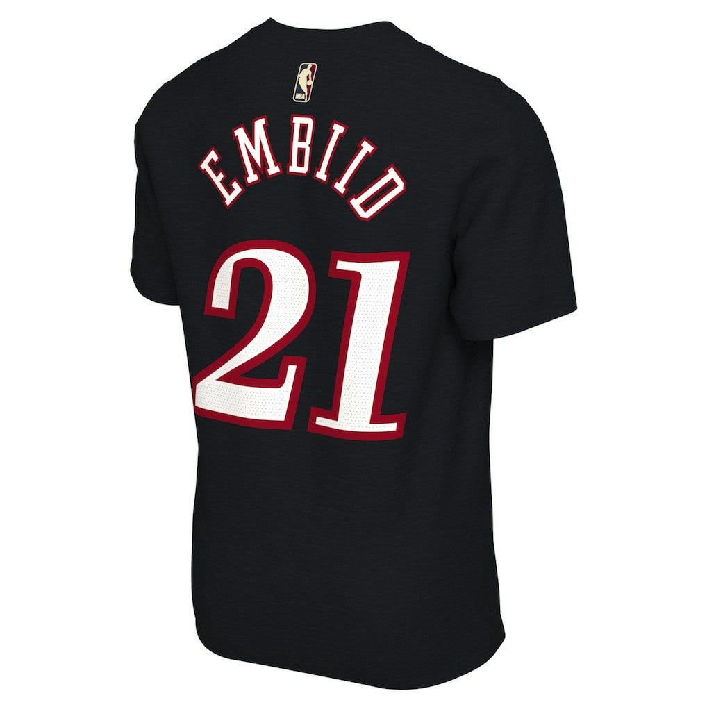 Joel Embiid Philadelphia 76ers Unisex Name & Number T-Shirt Classic Edition Black