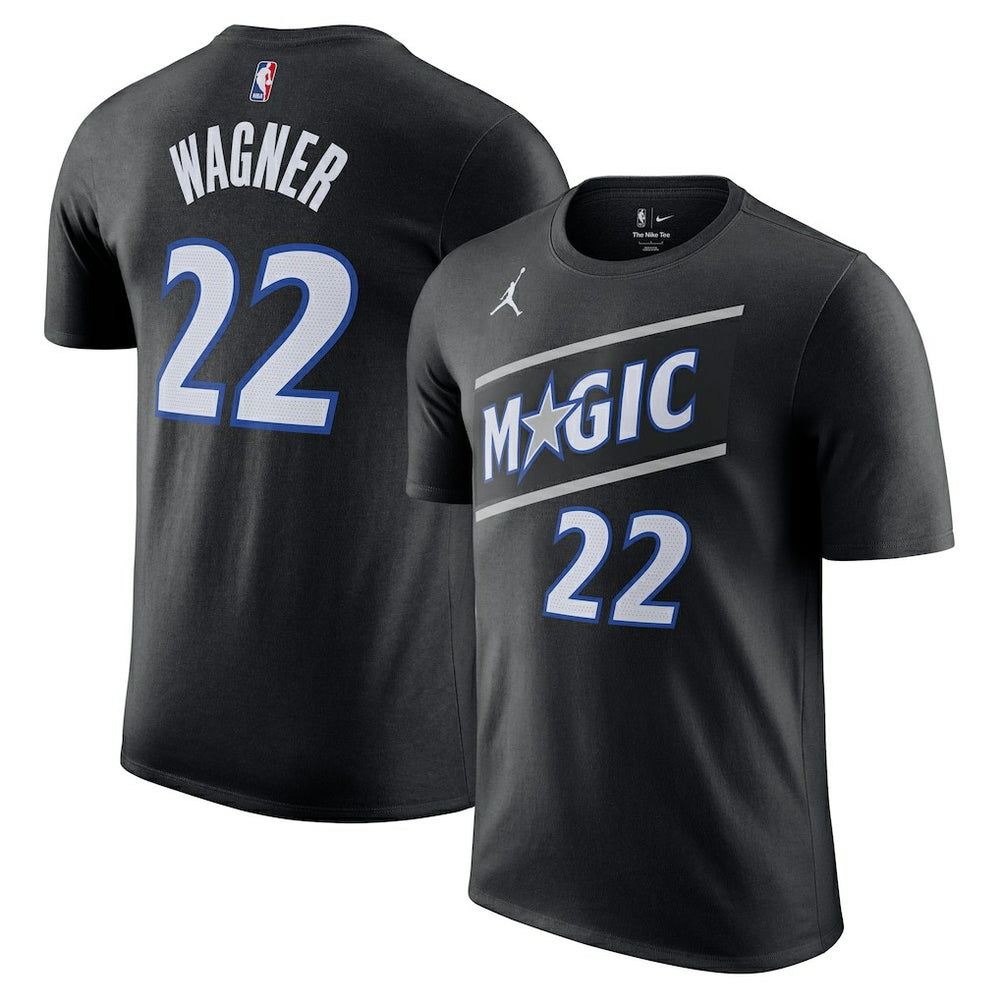 Franz Wagner Orlando Magic Jordan Brand Unisex Name & Number T-Shirt Statement Edition Black