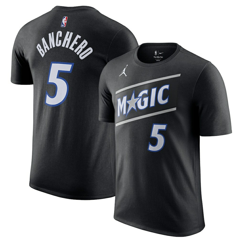 Paolo Banchero Orlando Magic Jordan Brand Unisex Name & Number T-Shirt Statement Edition Black