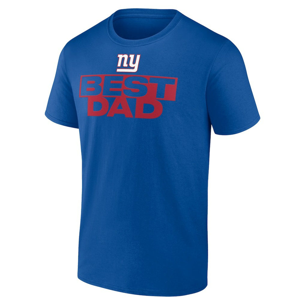 New York Giants Best Dad Father's Day T-Shirt Royal
