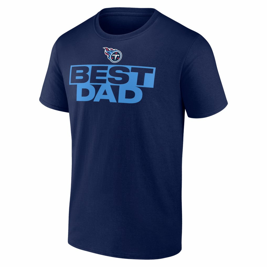 Tennessee Titans Best Dad Father's Day T-Shirt Navy