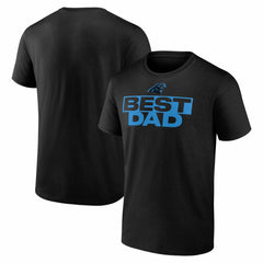 Carolina Panthers Best Dad Father's Day T-Shirt Black