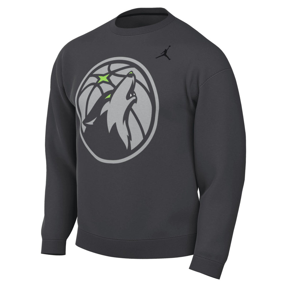 Minnesota Timberwolves Jordan Brand Statement Edition Sweatshirt Anthracite
