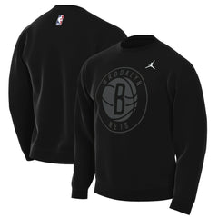 Brooklyn Nets Jordan Brand Statement Edition Sweatshirt Black