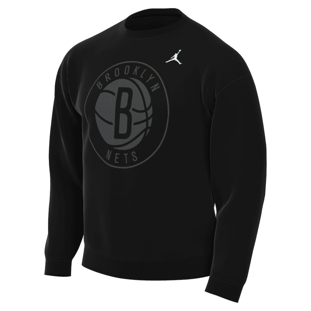 Brooklyn Nets Jordan Brand Statement Edition Sweatshirt Black