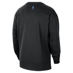 Chicago Bulls 2025/26 City Edition Remix Essential Logo Long Sleeve T-Shirt Black