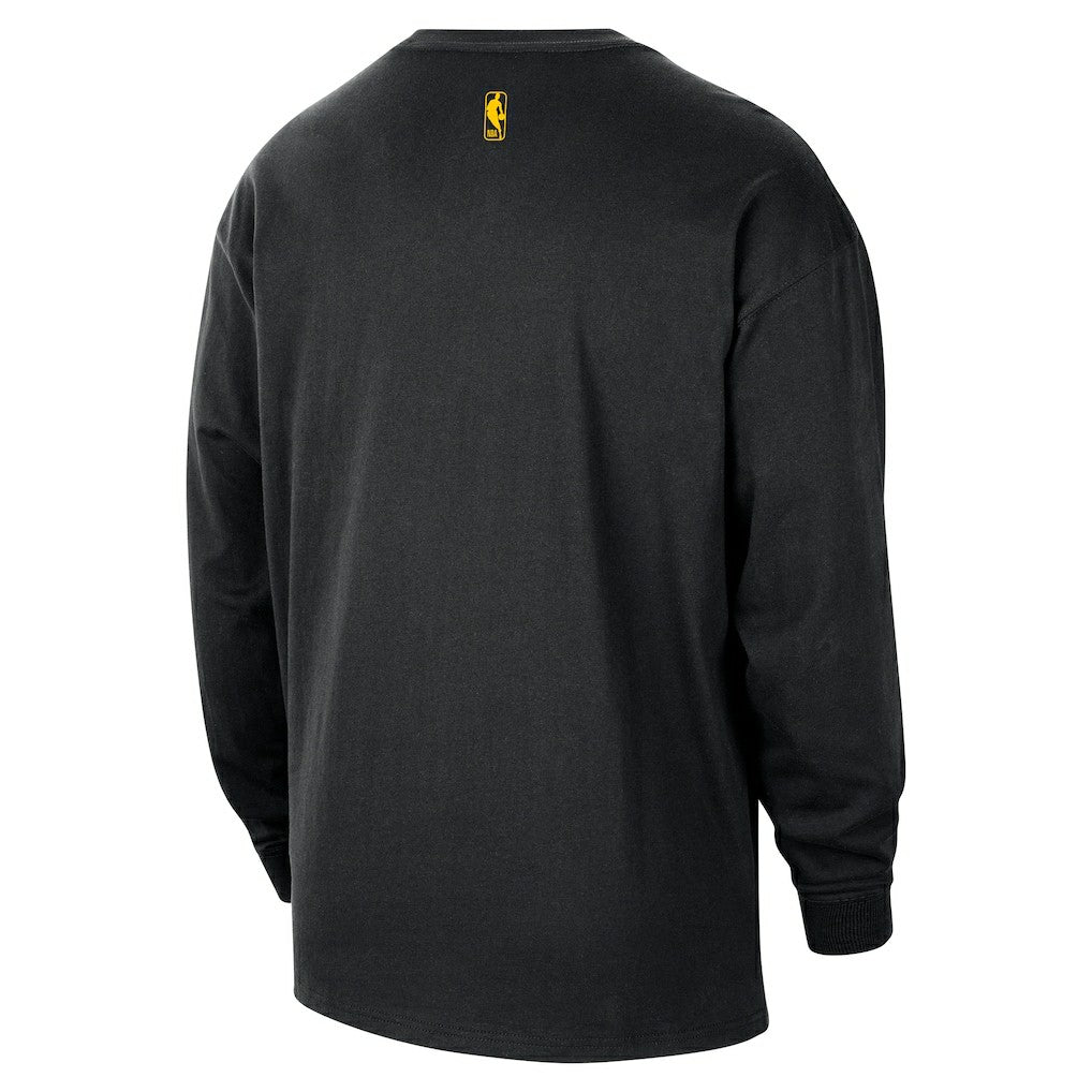 Denver Nuggets 2025/26 City Edition Remix Essential Logo Long Sleeve T-Shirt Black