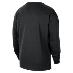 New Orleans Pelicans 2025/26 City Edition Remix Essential Logo Long Sleeve T-Shirt Black