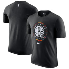 Brooklyn Nets 2025/26 City Edition Remix Essential Logo T-Shirt Black