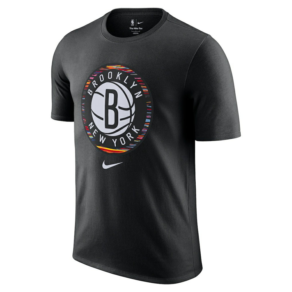 Brooklyn Nets 2025/26 City Edition Remix Essential Logo T-Shirt Black