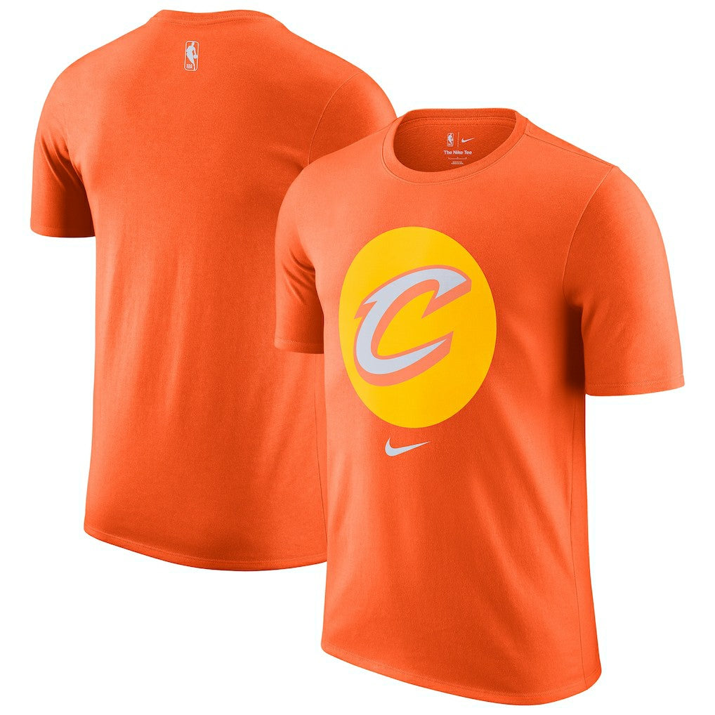 Cleveland Cavaliers 2025/26 City Edition Remix Essential Logo T-Shirt Orange