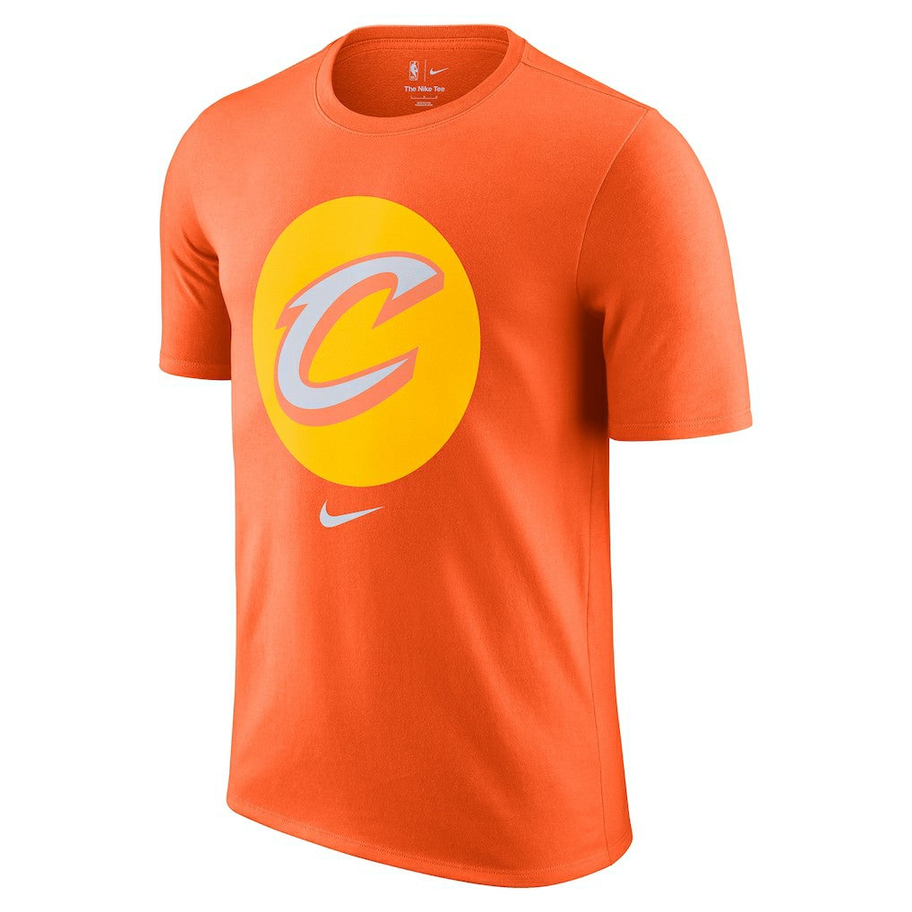 Cleveland Cavaliers 2025/26 City Edition Remix Essential Logo T-Shirt Orange