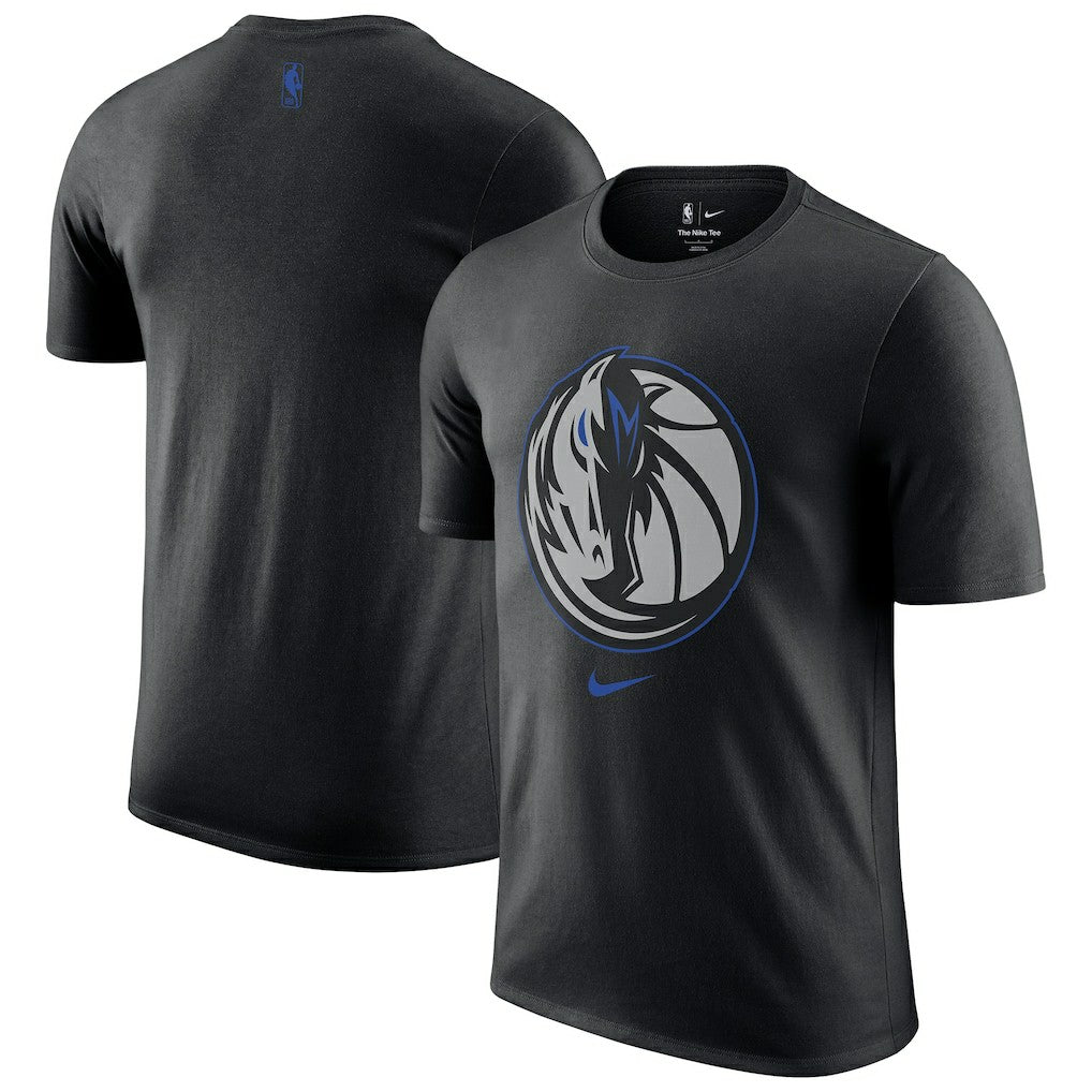 Dallas Mavericks 2025/26 City Edition Remix Essential Logo T-Shirt Black