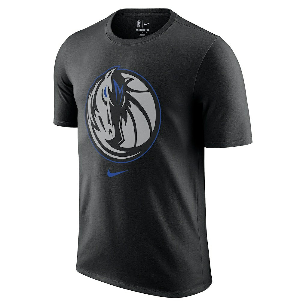 Dallas Mavericks 2025/26 City Edition Remix Essential Logo T-Shirt Black