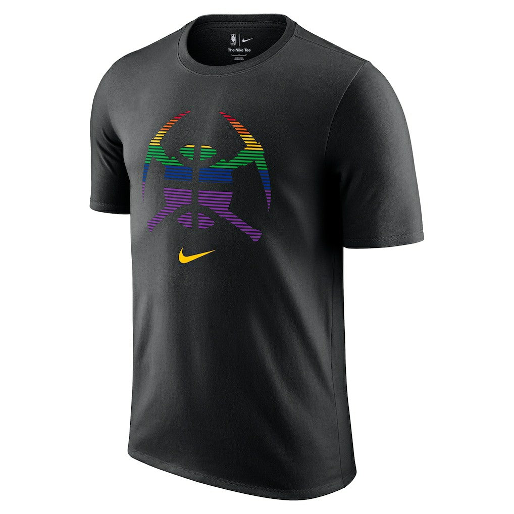 Denver Nuggets 2025/26 City Edition Remix Essential Logo T-Shirt Black