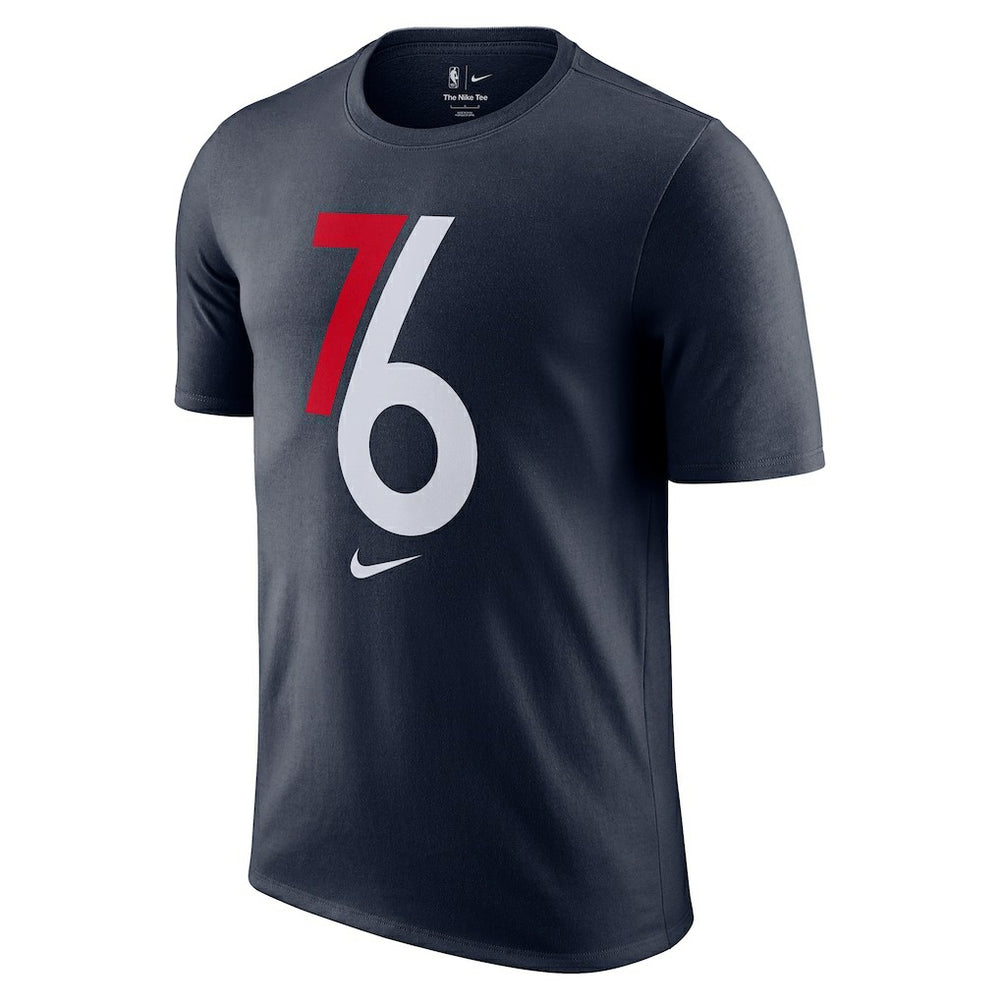 Philadelphia 76ers 2025/26 City Edition Remix Essential Logo T-Shirt Navy