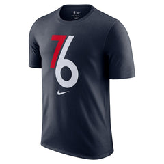 Philadelphia 76ers 2025/26 City Edition Remix Essential Logo T-Shirt Navy