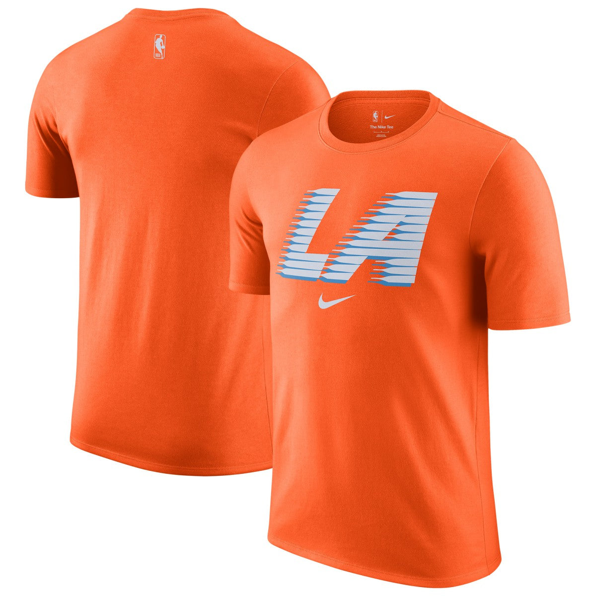 LA Clippers 2025/26 City Edition Remix Essential Logo T-Shirt Orange